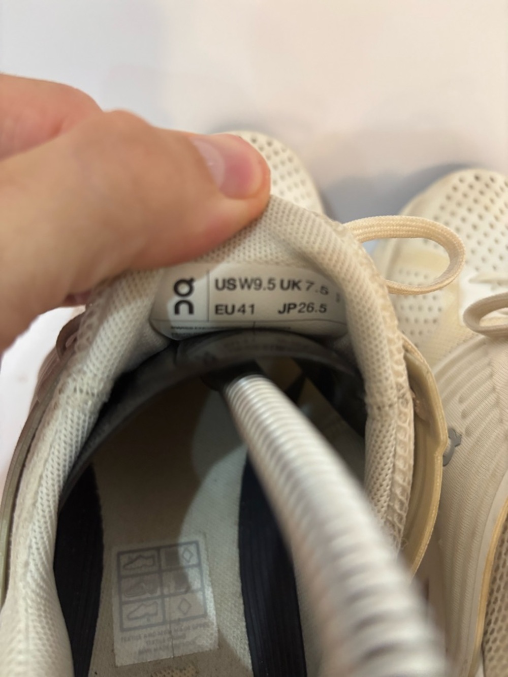 On Running Running Cloudnova Sneakers in Cream size 9.5 - Picture 6 of 9